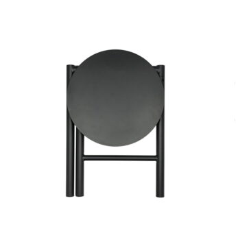 Čierna kovová stolička Disc – Zone - Image 3