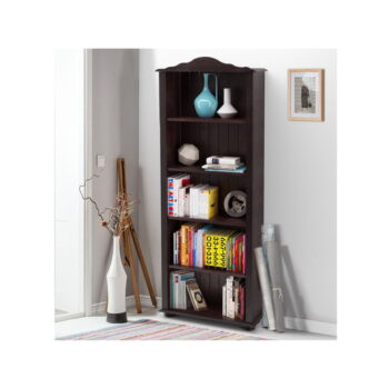 Hnedá knižnica z borovicového dreva 70x181 cm Ella – Støraa - Image 3