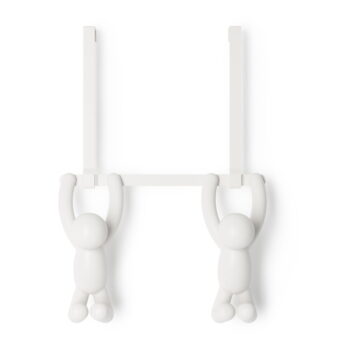 Biely plastový vešiak na dvere 22 cm Buddy - Umbra - Image 2