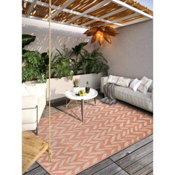 Vonkajší koberec z recyklovaných vlákien v tehlovej farbe 160x230 cm Georgette – Villeroy&Boch - Image 2