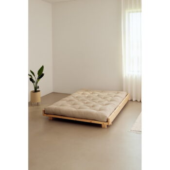 Dvojlôžková posteľ z borovicového dreva s roštom v prírodnej farbe 180x200 cm Social Bed – Karup Design - Image 2