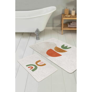 Béžové kúpeľňové predložky v súprave 2 ks 60x100 cm – Mila Home - Image 3