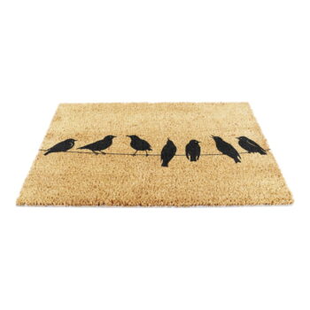 Rohožka z kokosového vlákna 60x90 cm Birds On a Wire – Artsy Doormats - Image 4