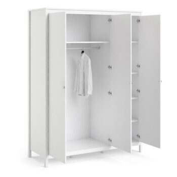 Biela šatníková skriňa 150x199 cm Madrid – Tvilum - Image 2