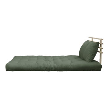 Rozkladacia pohovka so zeleným poťahom Karup Design Shin Sano Natural/Olive Green - Image 2