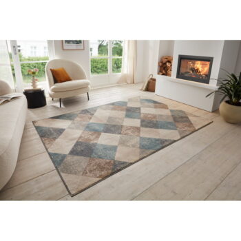 Modrý/béžový koberec 80x120 cm Terrain – Hanse Home - Image 2