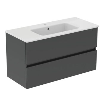 Sivá závesná skrinka pod umývadlo 100x55 cm Eurovit+ – Ideal Standard - Image 3