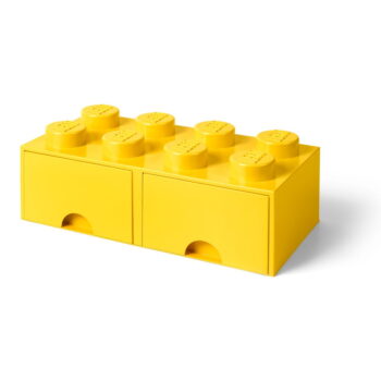 Žltý úložný box s dvoma zásuvkami LEGO® - Image 2