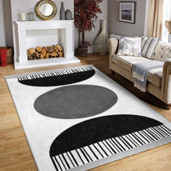 Bielo-čierny koberec 160x230 cm - Mila Home - Image 4