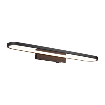 Matne čierne LED nástenné svietidlo (dĺžka 60 cm) Gianni - Trio - Image 2