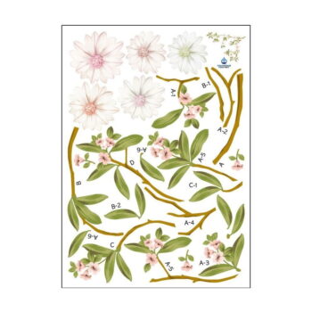 Sada samolepiek Ambiance Flowering Magnolia - Image 2
