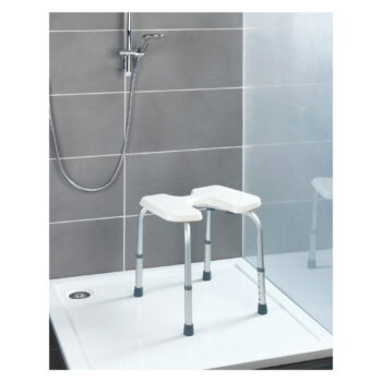 Stolička do sprchy Wenko Hygienic Stool White, 53 × 46 cm – Obrázok 5