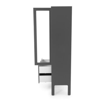 Sivá vitrína Tenzo Uno, šírka 76 cm - Image 6