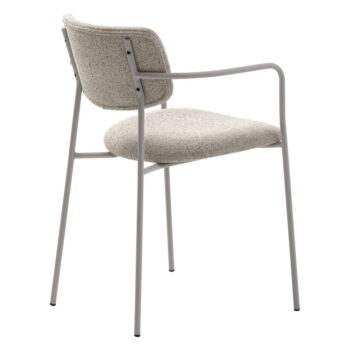 Krémovobiela jedálenská stolička Zama – Unique Furniture - Image 6
