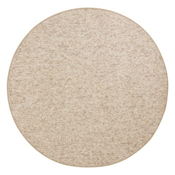 Svetlohnedý okrúhly koberec ø 133 cm Wolly – BT Carpet - Image 4