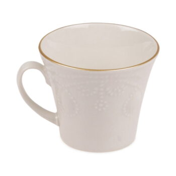 Sada 6 porcelánových šálok na kávu s tanierikom Kutahya Stitched - Image 4