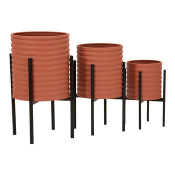 Kovové obaly na kvetináče v súprave 3 ks ø 36 cm Milly – Mauro Ferretti – Obrázok 4