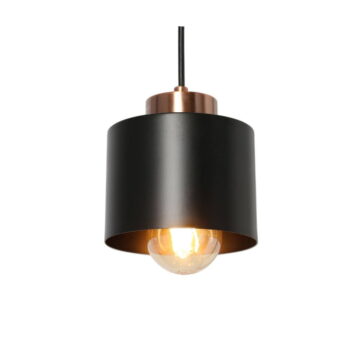 Čierne kovové závesné svietidlo ø 12 cm Olena - Candellux Lighting - Image 3