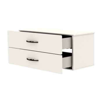Biely komponent so zásuvkami 80x36 cm Dakota - Tenzo – Obrázok 4