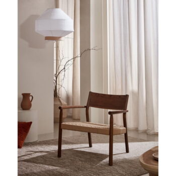 Kreslo s výpletom v prírodnej farbe Yalia – Kave Home - Image 6