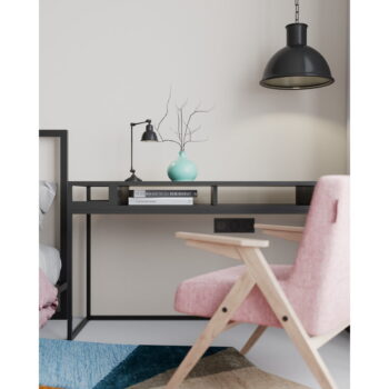 Čierne závesné svietidlo s kovovým tienidlom ø 38 cm Freja – CustomForm - Image 4