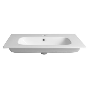 Biele keramické umývadlo 81x46,5 cm Piedra – Sapho - Image 3