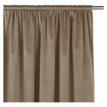 Béžový zamatový dimout záves 140x270 cm Velto – Filumi - Image 9
