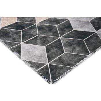 Sivo-krémový prateľný koberec 150x80 cm - Vitaus – Obrázok 3