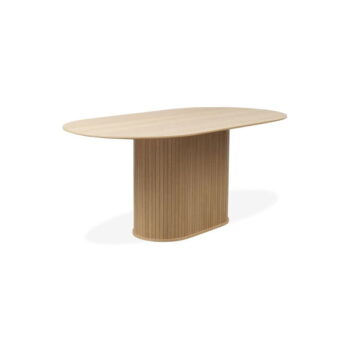 Jedálenský stôl s doskou v dubovom dekore 95x180 cm Nola – Unique Furniture - Image 3