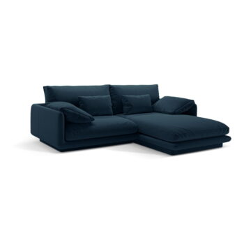 Tmavomodrá rohová pohovka (pravý roh) Torino – Micadoni Home - Image 3