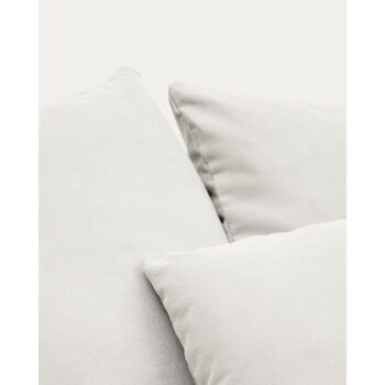 Biely poťah na kreslo 140 cm Nora – Kave Home - Image 5