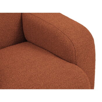 Hnedá pohovka z textílie bouclé 235 cm Molino – Micadoni Home - Image 4