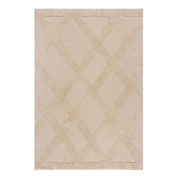 Béžový bavlnený koberec 160x230 cm Tessa Diamond – Flair Rugs - Image 6