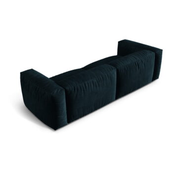 Tmavomodrá pohovka z textílie bouclé 240 cm Martina – Micadoni Home - Image 3