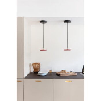Červené LED závesné svietidlo s kovovým tienidlom ø 15 cm Asteria Micro – UMAGE - Image 2