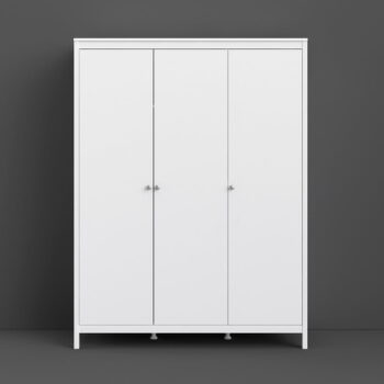 Biela šatníková skriňa 150x199 cm Madrid – Tvilum - Image 8