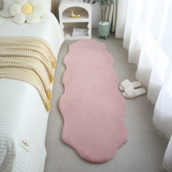 Svetloružová syntetická kožušina 60x180 cm Caty – Ayyildiz Carpets – Obrázok 4