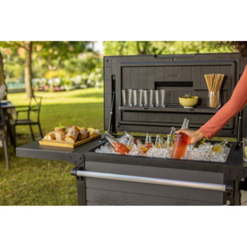 Záhradný stolík so zásobníkom na ľad 95.5x58 cm – Keter – Obrázok 6