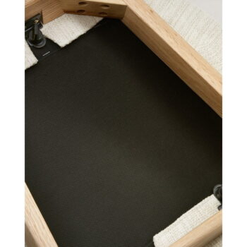 Jedálenská stolička z dubového dreva v béžovo-prírodnej farbe Alocs – Kave Home – Obrázok 10