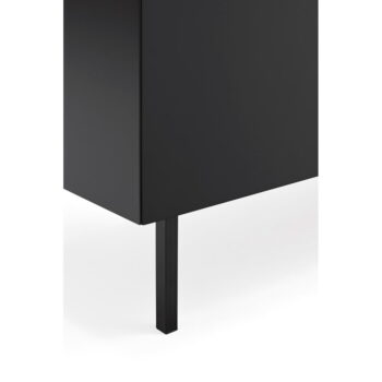 Čierny/v prírodnej farbe TV stolík v dekore duba 180x45 cm Arista – Teulat - Image 7