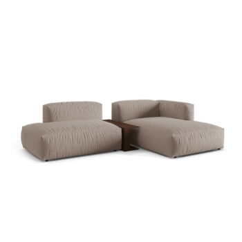 Béžová modulárna rohová pohovka (pravý roh) Martina – Micadoni Home - Image 2