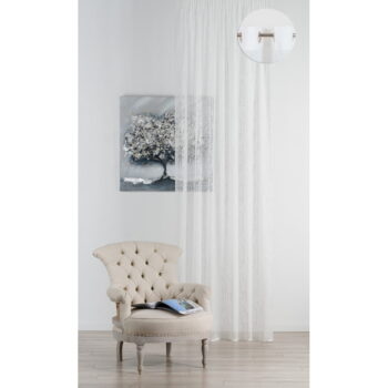 Biela záclona 140x260 cm Lisandra – Mendola Fabrics - Image 2