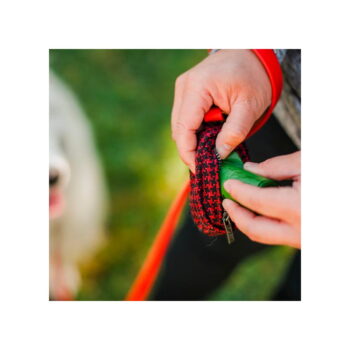 Taštička na vrecká Houndstooth Red/Black – P.L.A.Y. - Image 2