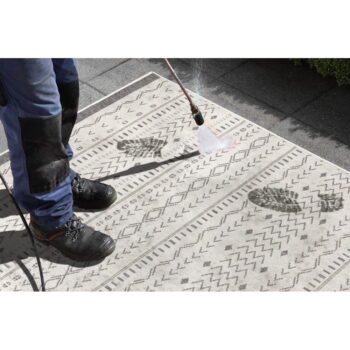 Sivo-krémový vonkajší koberec NORTHRUGS Kuba, 250 x 80 cm - Image 6