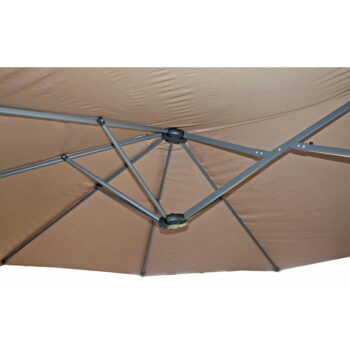 Sivý slnečník 265x460 cm – Garden Pleasure – Obrázok 5