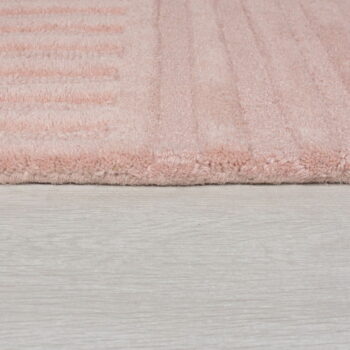 Ružový vlnený koberec Flair Rugs Zen Garden, 160 x 230 cm - Image 4
