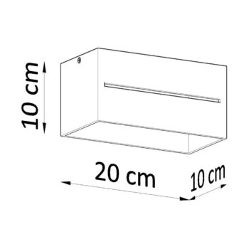 Čierne stropné svietidlo s kovovým tienidlom 10x20 cm Lorum – Nice Lamps - Image 7