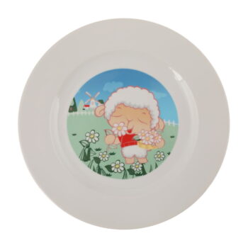 5-dielna detská porcelánová jedálenská súprava Kütahya Porselen Sheep - Image 6