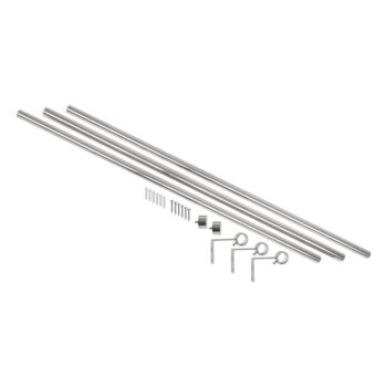 Roztiahnuteľná garniža z nehrdzavejúcej ocele 168 - 305 cm Cappa – Umbra - Image 8