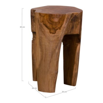 Hnedá stolička Rose – House Nordic – Obrázok 6